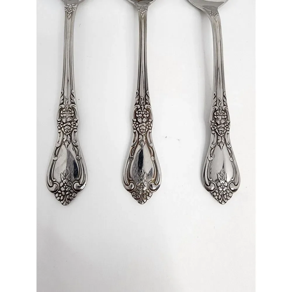 Oneida Kennett Square Distinction Deluxe‎ HH Stainless - 3 L Spoons